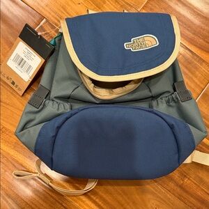 The North Face Mini Explorer Backpack, Duck Green/Shady Blue, One Size